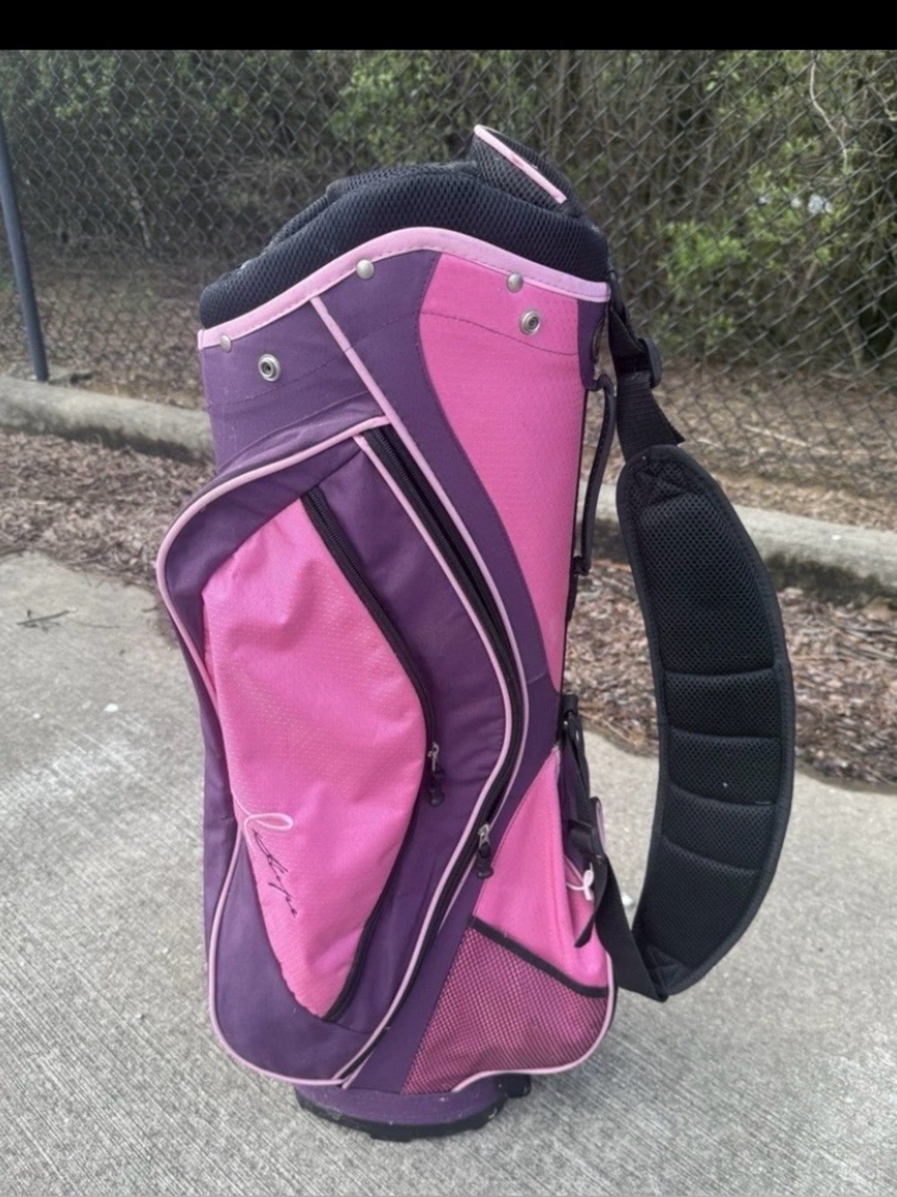 Women's Wilson Hope Breast Cancer Golf Bag Pink 6 Way